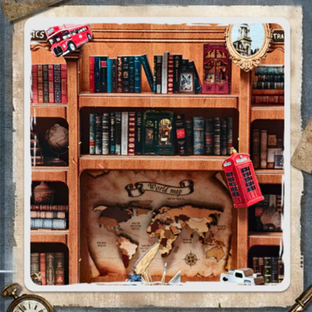 DIY Book Nook - Journey Trace Bookshop | Cutebee