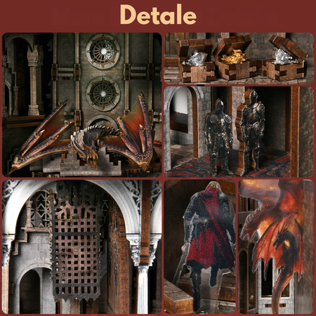 DIY Book Nook - Ember Castle | Miniaturní domeček Minicity