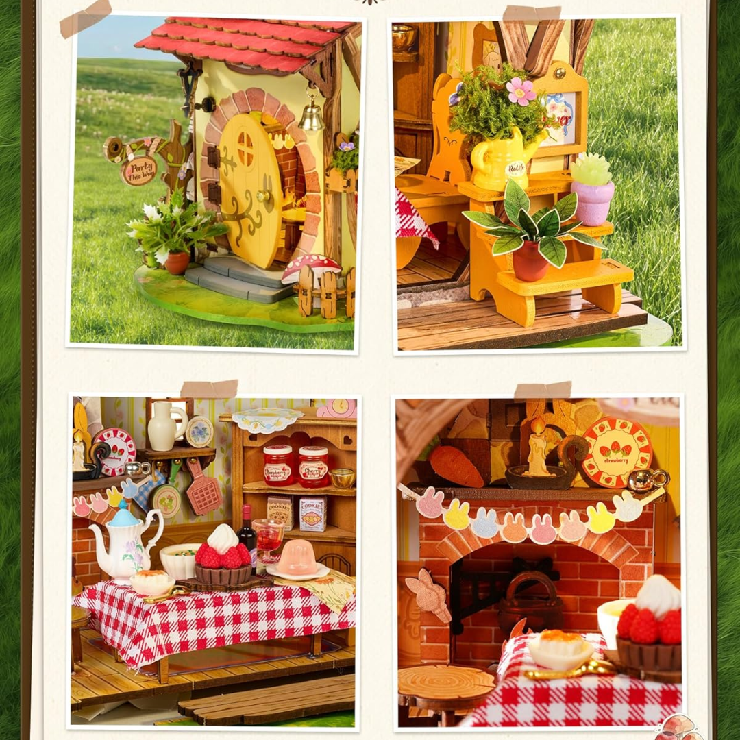 Teplé světlo změní všechno – Mini domeček 3D – Fluffy Grove