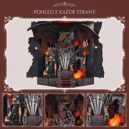 DIY Book Nook - Throne of Blades | Minicity Miniature House