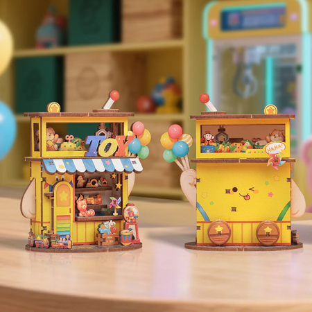 Dřevěná stavebnice Puzzle 3D - Obchod s hračkami