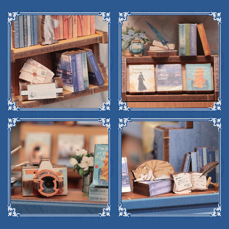 DIY Book Nook - Knihkupectví Literaure | Cutebee