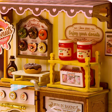 Mini domeček 3D - Sweetie’s Donut Shop | Rolife