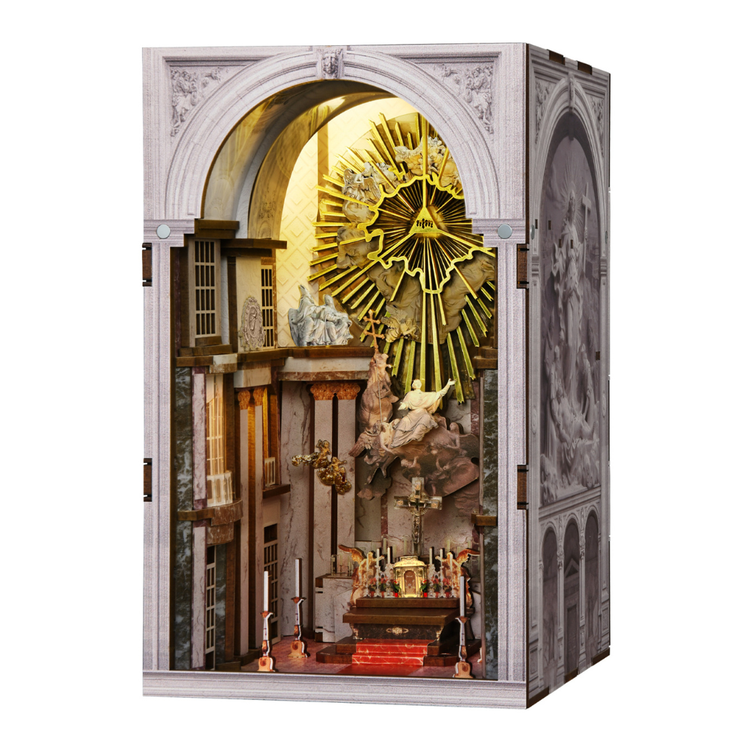 St. Charles Church – DIY Book Nook Minicity | 3D puzzle Dárek – rozměry modelu
