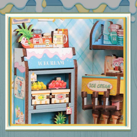 DIY Book Nook - Bella's Ice Cream | Cutebee