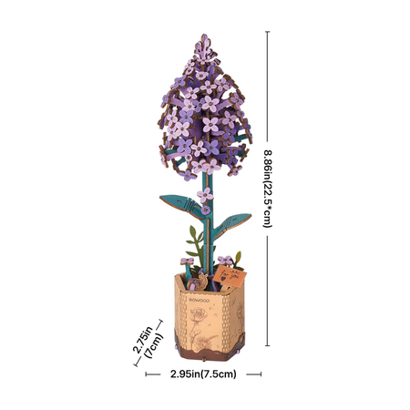 Puzzle 3D – Lilac | Rowood