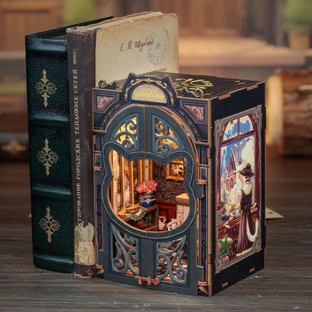 DIY Book Nook Vánoční sada - Rezidence hraběte Kocoura | Cutebee Miniaturní domeček