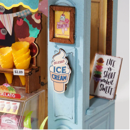 Mini domeček 3D - Gelato Stall | Rolife