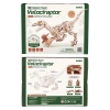 Dřevěná sada Puzzle 3D - Velociraptor | Rokr gift dřevěné puzzle