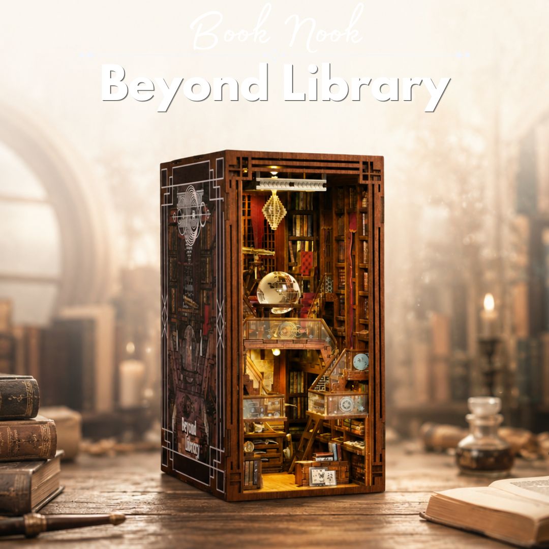 DIY Book Nook - Beyond Library | Miniaturní dům