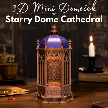Mini domeček 3D - Starry Dome Cathedral | Rolife