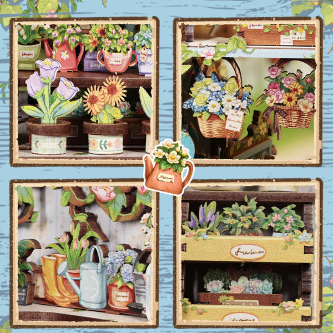 Dvířka, která odhalují svět – DIY Book Nook - Anna's Blue Blossom | Cutebee