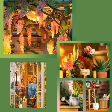 DIY Book Nook - Winter Garden | Rolife