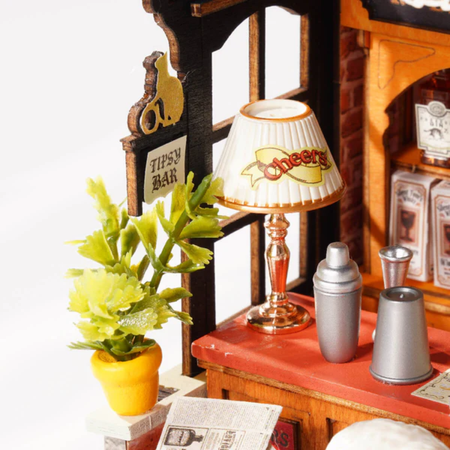 Miniaturní bar 3D - Tipsy Cat Bar | Rolife