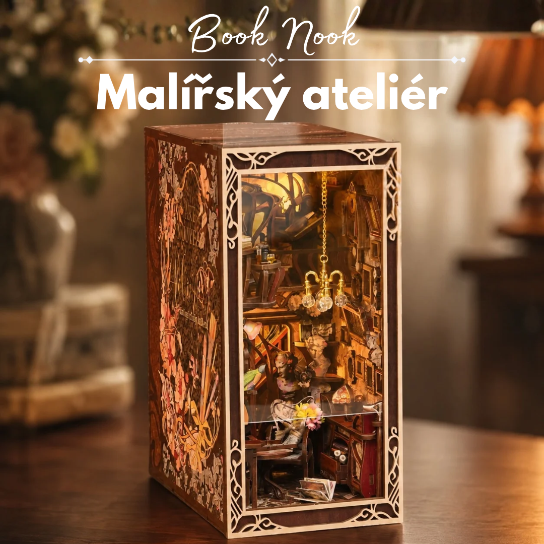 DIY Book Nook - Malířský ateliér Painter's Day at Dusk | MiniCity