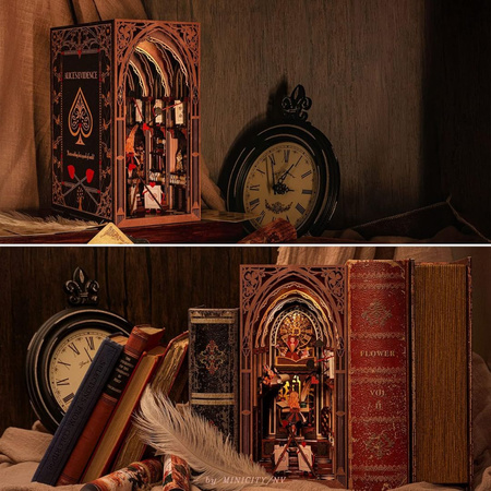 DIY Book Nook - Alenka v říši divů Alice's Evidence | MiniCity