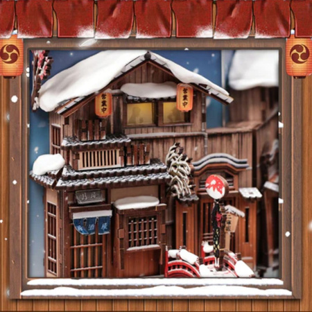 Kyoto Snow Whisper - DIY Book Nook | Cutebee