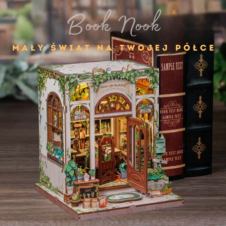 Vánoční sada Book Nook - Knihkupectví Green Life | Cutebee
