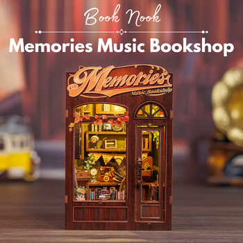 DIY Book Nook - Memories Music Bookshop | Cutebee