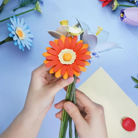 Kytice Twilight Sky – 3D puzzle ROKR, motýli a LED, efekt pohybu