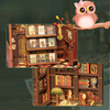 DIY Book Nook - Owl Bookstore | Miniaturní dům Cutebee