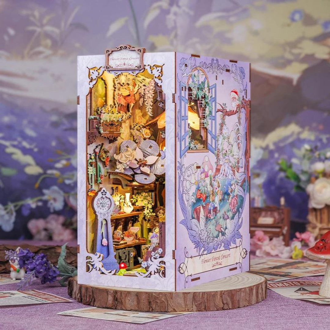 DIY Book Nook - Koncert v lese | Cutebee