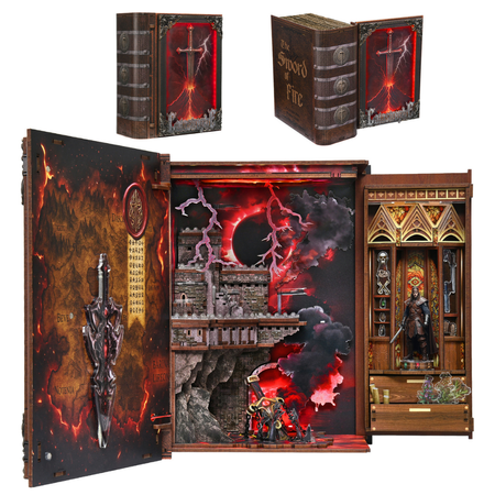 Sword of Fire – DIY Book Nook Minicity | 3D puzzle Dárek