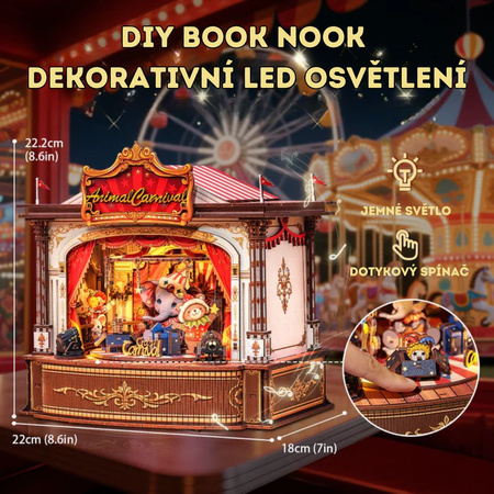DIY Domeček miniatur - Cirkus Cutebee