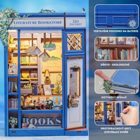 DIY Book Nook - Knihkupectví Literaure | Cutebee
