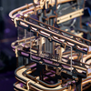 Dřevěná bublinková dráha Puzzle 3D - Mramorové noční město Robotime