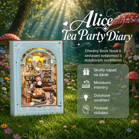 Alice's Tea Party Diary – DIY Book Nook Joincon | 3D puzzle Dárek