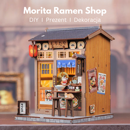 Vánoční sada Book Nook - Morita Ramen Shop | Cutebee Miniaturní domeček