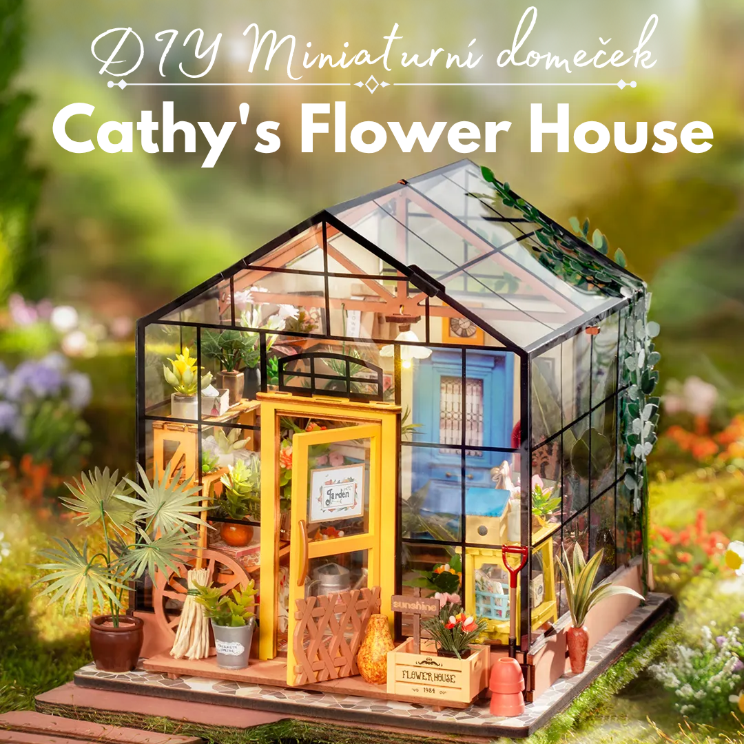 DIY Miniaturní domeček - Cathy's Flower House| Rolife