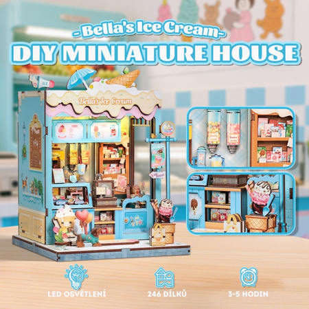 DIY Book Nook - Bella's Ice Cream | Cutebee