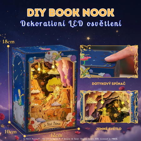 The Little Prince and the Rose – DIY Book Nook Cutebee | 3D puzzle Dárek
