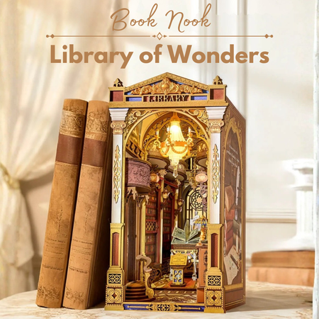 Library of Wonders - DIY Book Nook | Rolife