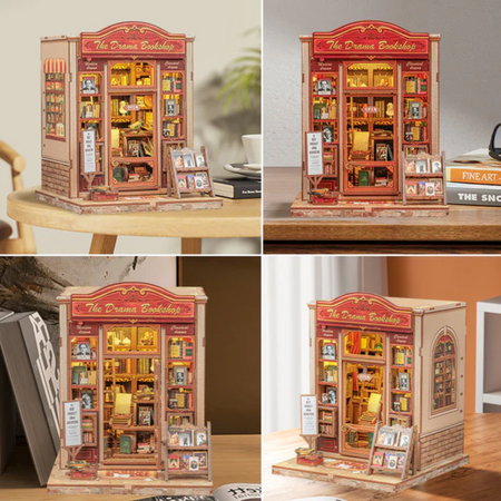 DIY Book Nook - Drama Bookshop | Cutebee