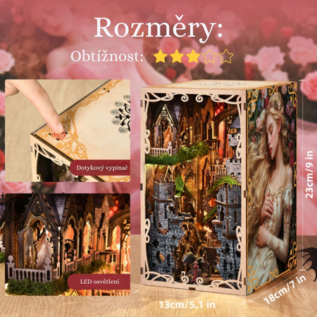 DIY Book Nook - Sleeping Beauty | Mini City