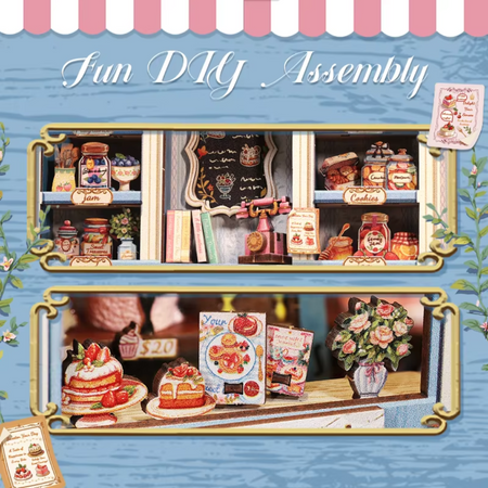 DIY Book Nook - Sweet Marie | Cutebee Puzzle 3D