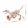 Dřevěná sada Puzzle 3D - Velociraptor | Rokr gift dřevěné puzzle