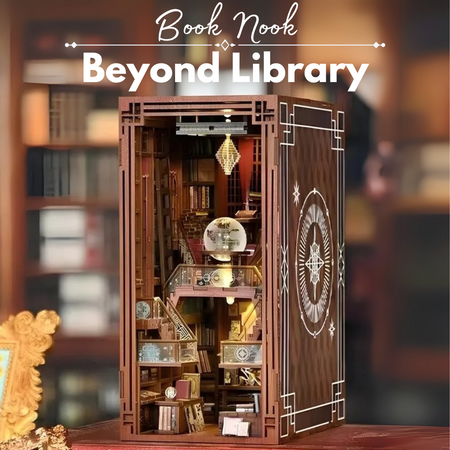 DIY Book Nook - Beyond Library | Miniaturní dům