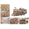 Dřevěná stavebnice Puzzle 3d - Lokomotiva | Robotime ROKR