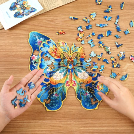 Dřevěný Puzzle - Motýl | ROWOOD Rolife