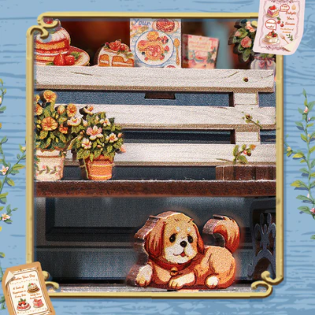 Kouzlo, které svítí – DIY Book Nook - Sweet Marie | Cutebee Puzzle 3D