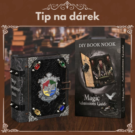 DIY Book Nook Magic School