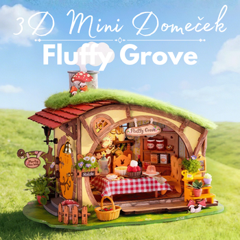Mini domeček 3D – Fluffy Grove