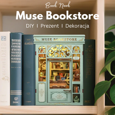 DIY Book Nook - Knihkupectví Muse | Cutebee