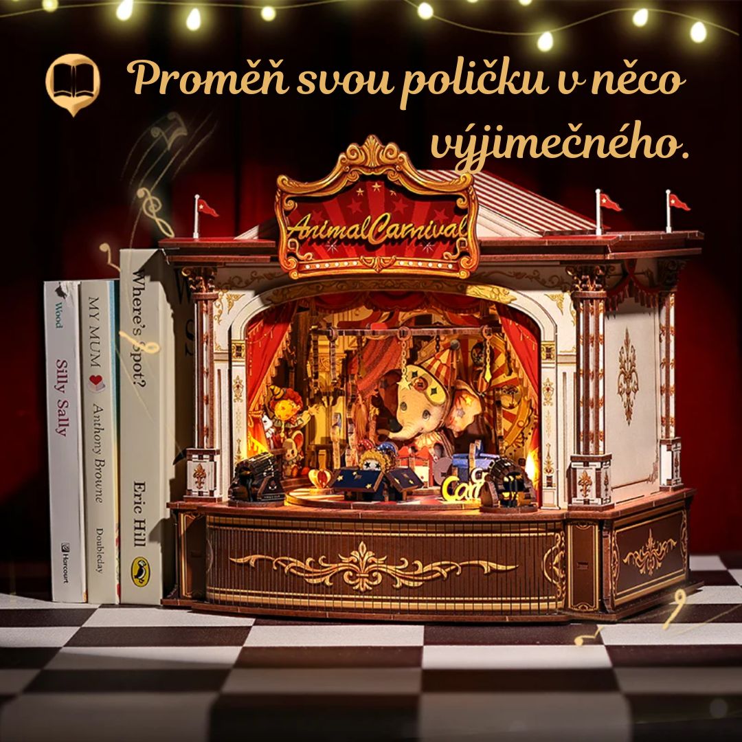 DIY Domeček miniatur - Cirkus Cutebee – nápad na dárek