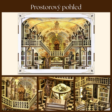 DIY Book Nook - Knihovna bohů Library of Gods MAX | MiniCity