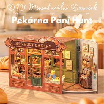 DIY Miniaturní dům - paní. Pekárna Hunt | Cutebee